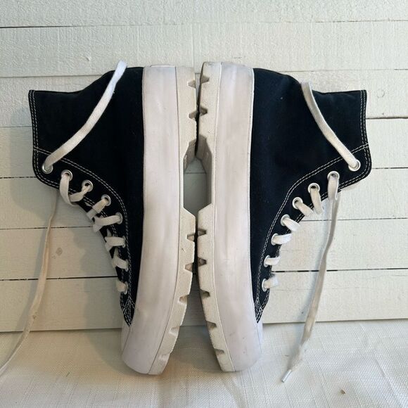Womens Converse Chuck Taylor All Star Lugged Heel High-Top Sneaker - Black 10.5 - Picture 7 of 8